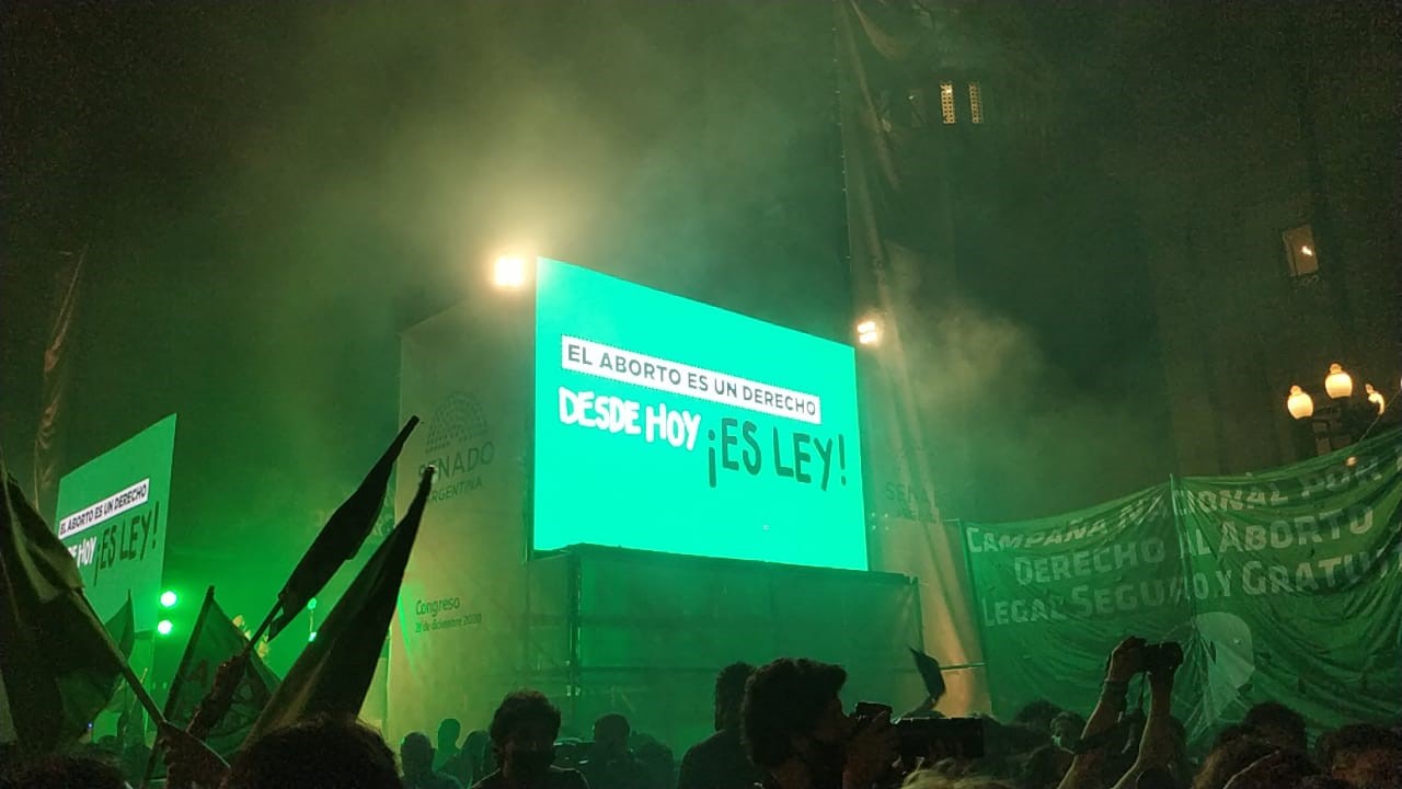 Festejos por el aborto